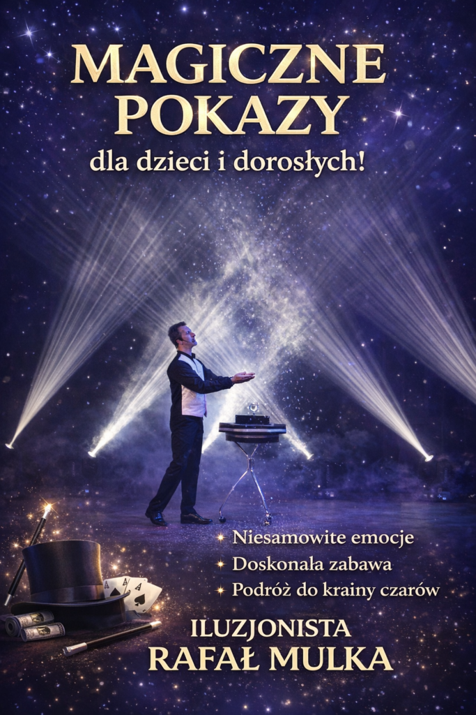 Pokazy iluzji na evencie firmowym Śląsk